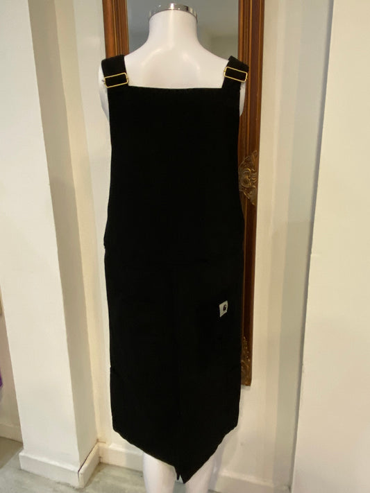 Carhartt Black Denim Dungaree Dress Size 12