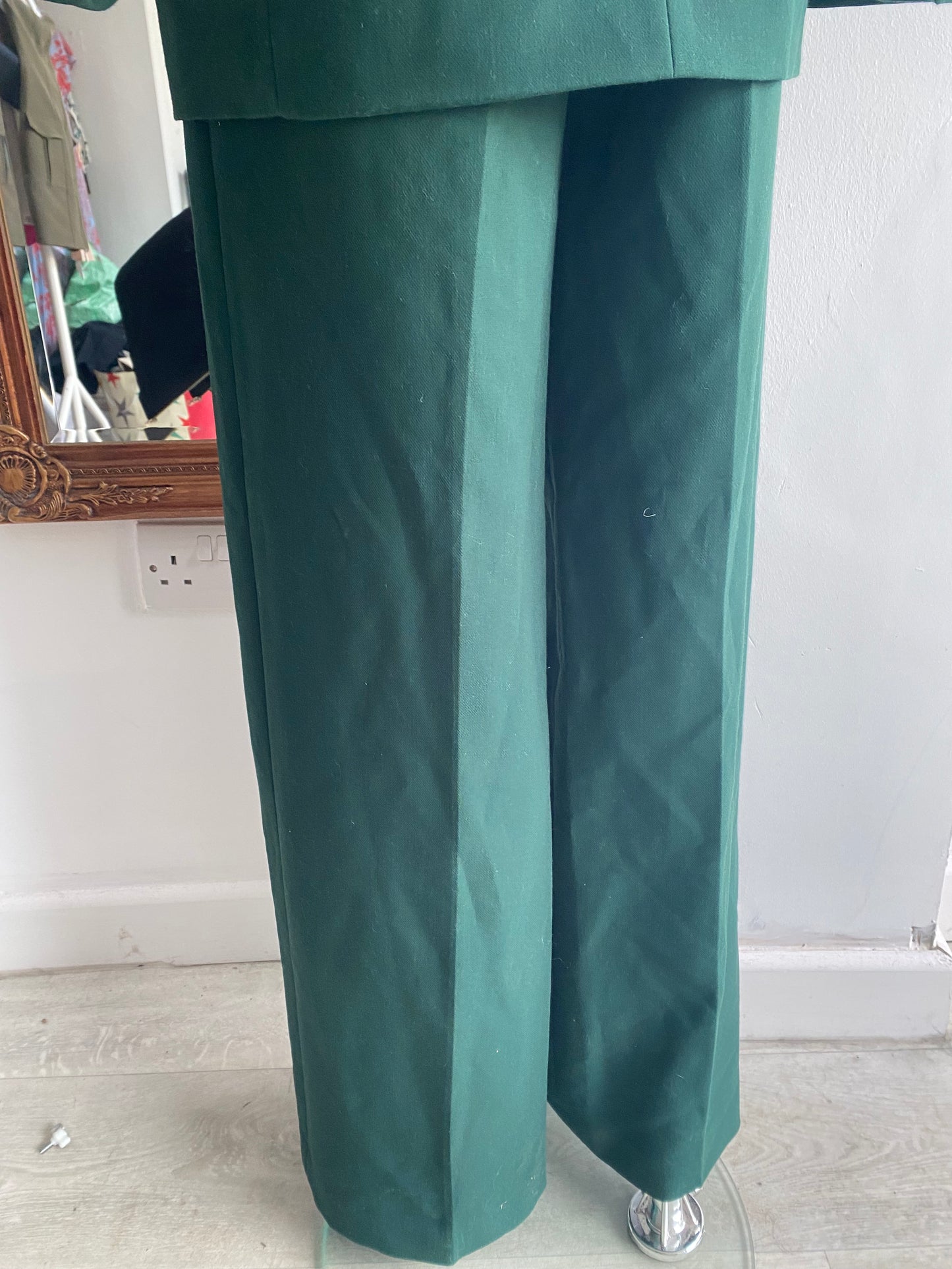 Zara Green Trouser Suit Size 10