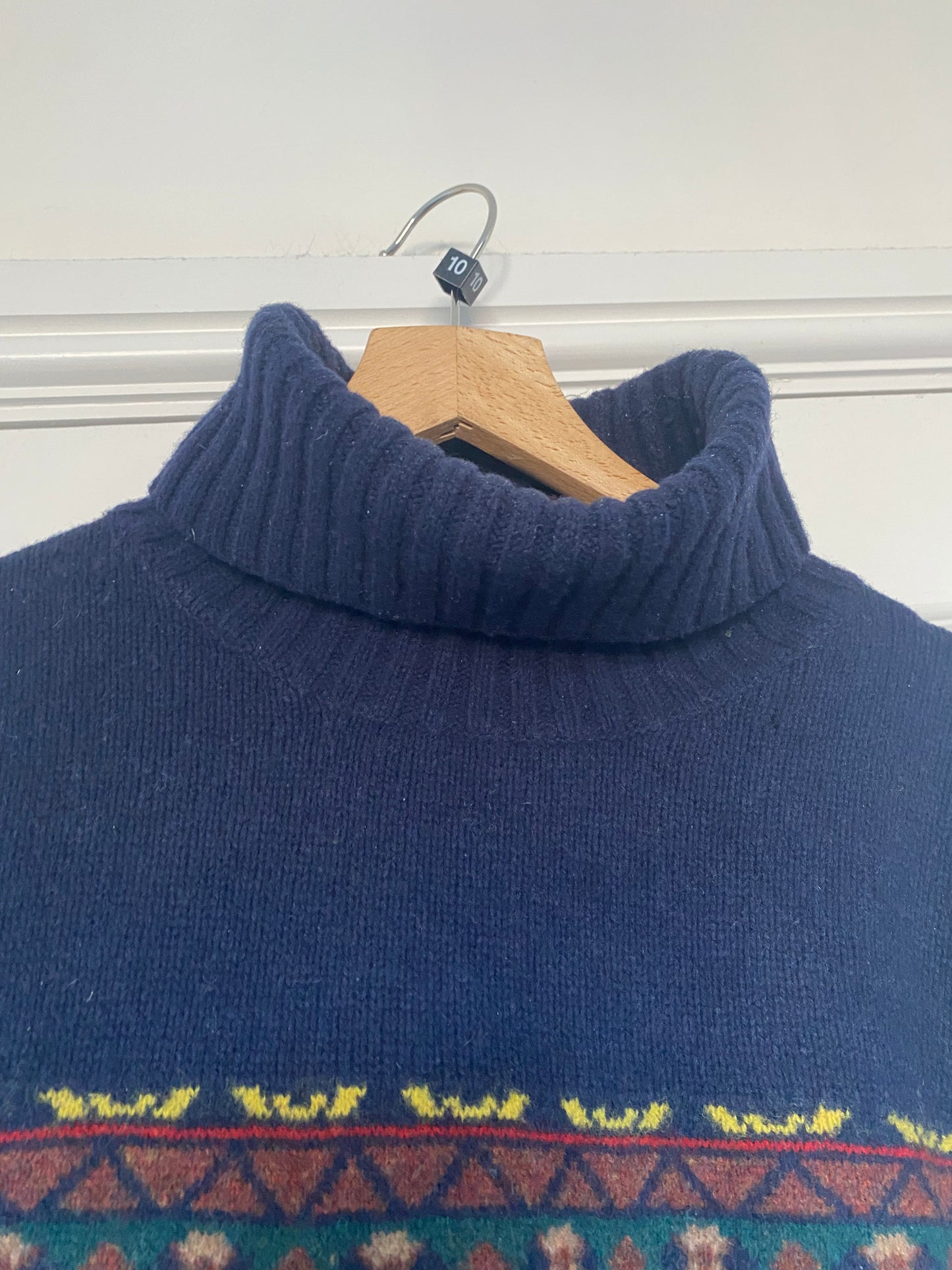 Joules Gilman Navy Fairisle Knit Size XL