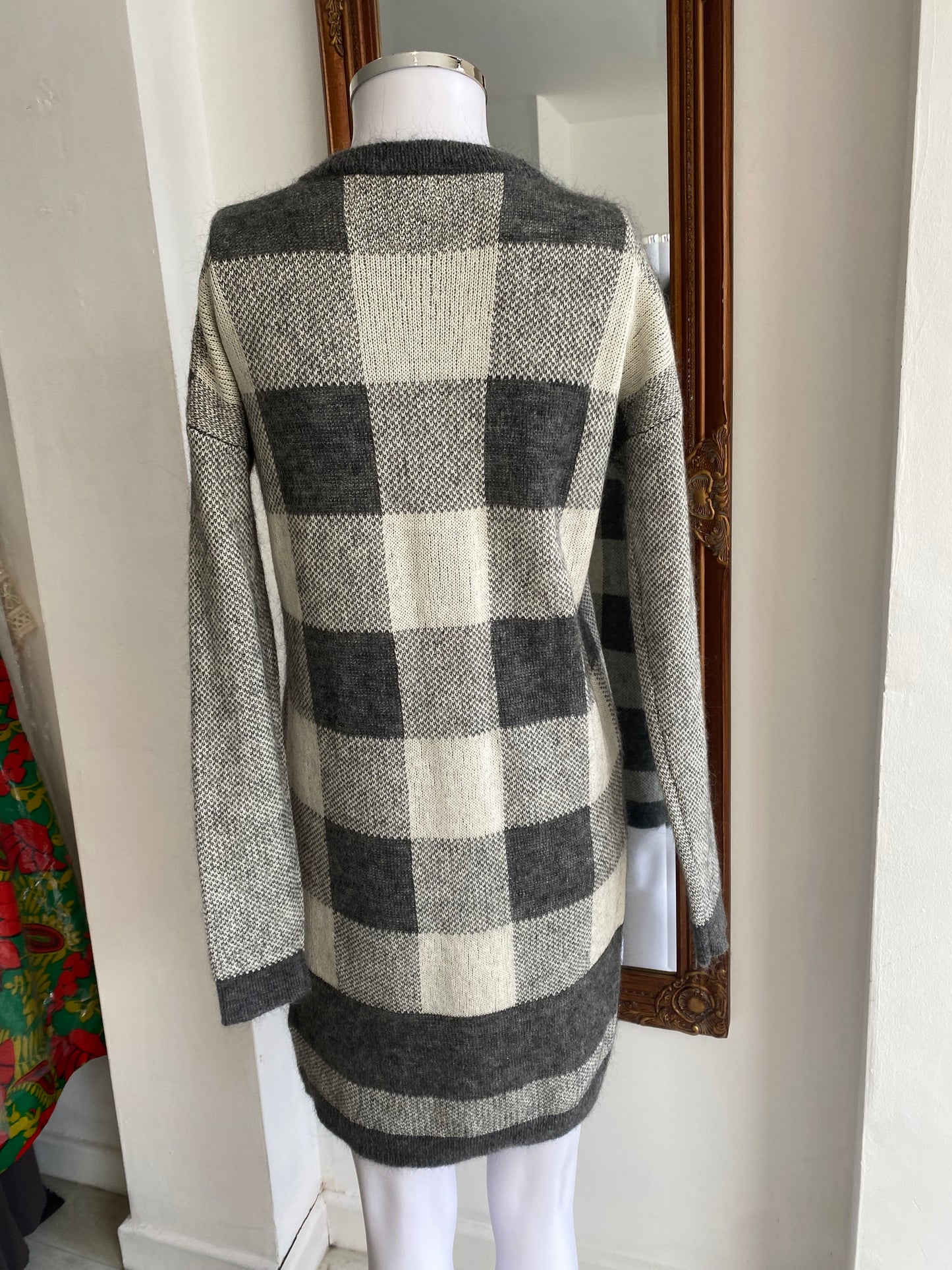 Banana Republic checked knitted dress size 8-10