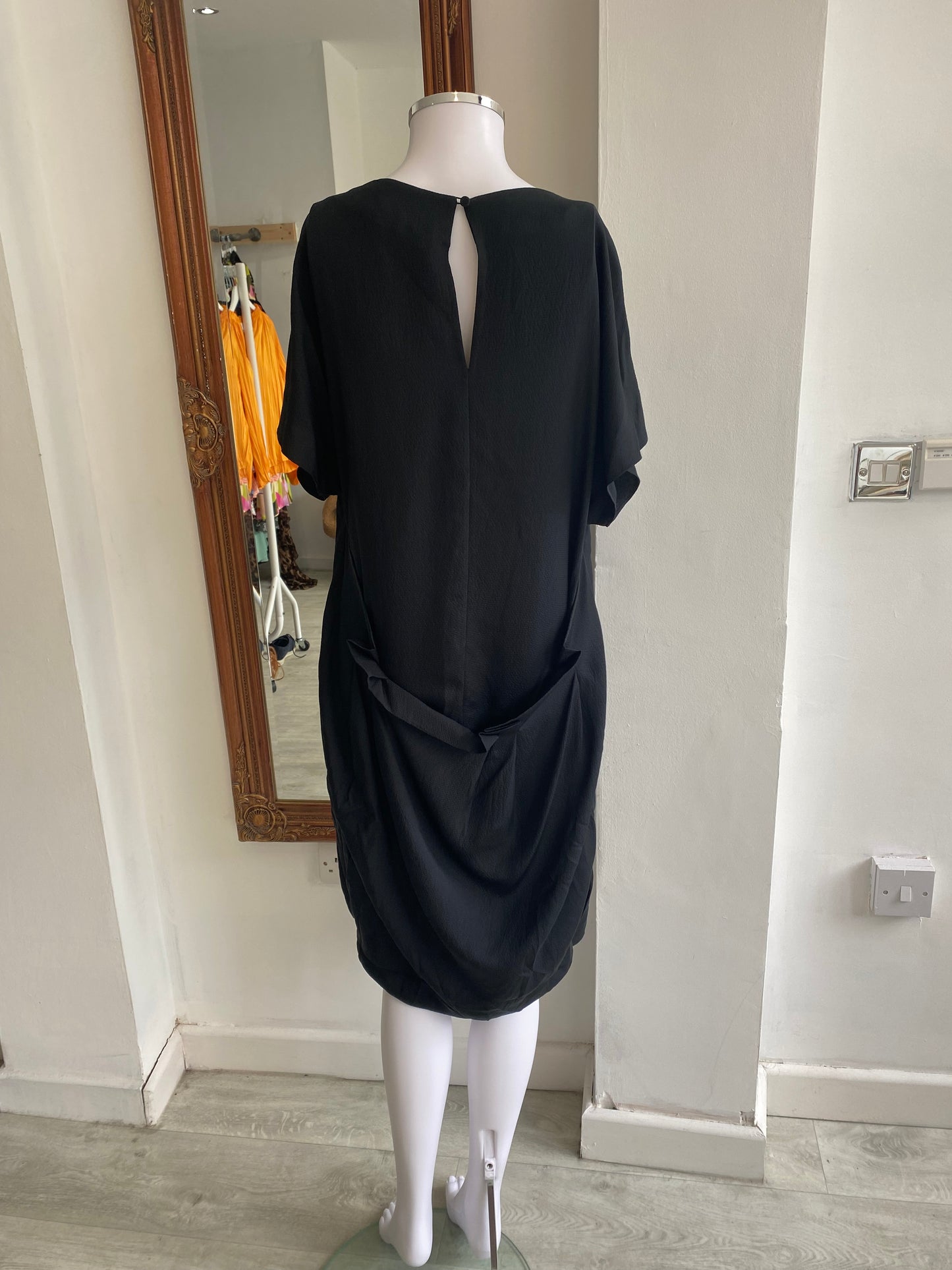 Philip Lim 3.1 Black Dress with Necklace Detail Size 14-16