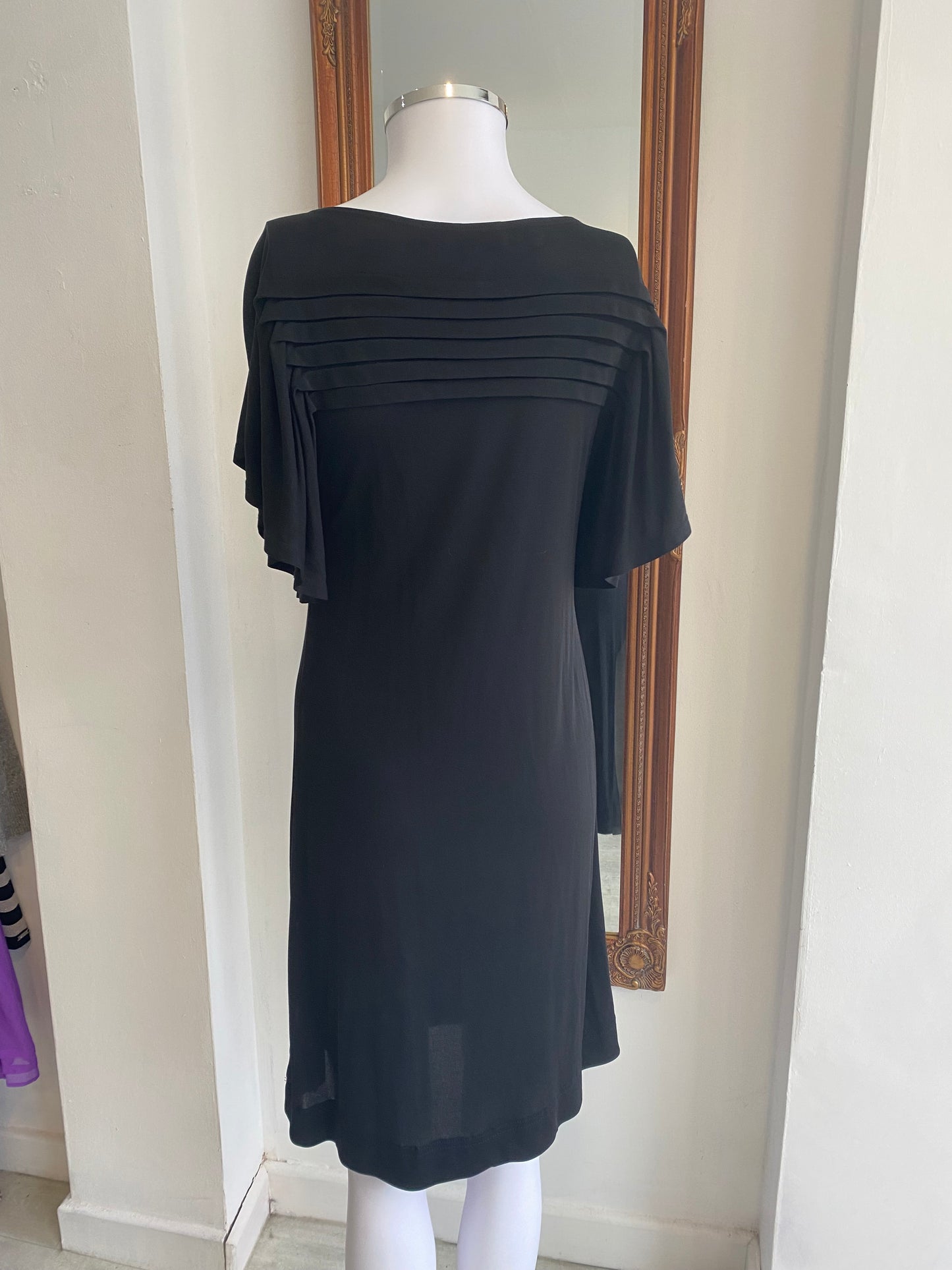 Jaeger Black Evening Dress Size 8