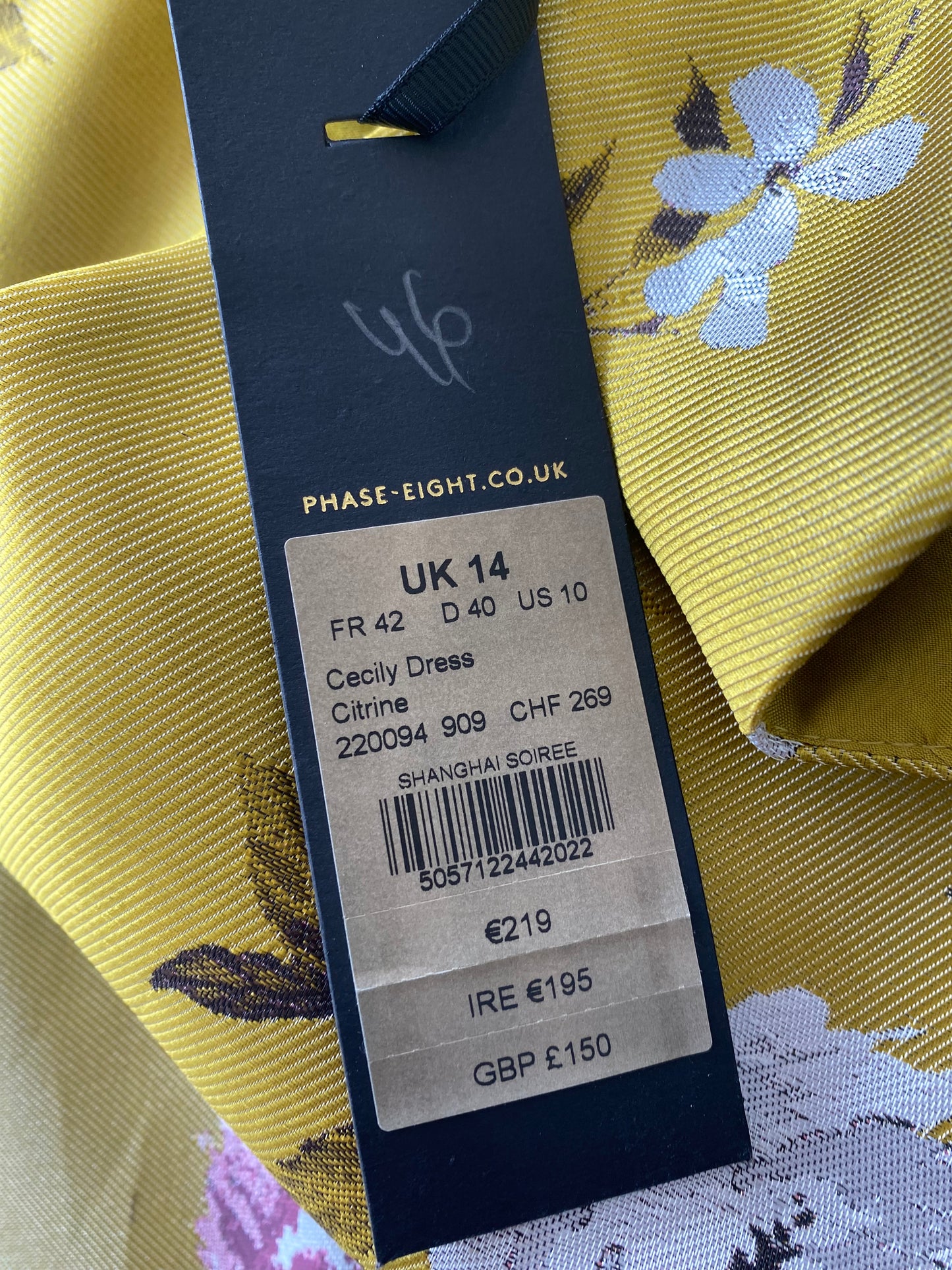 Phase Eight floral cecily dress brand new size 14