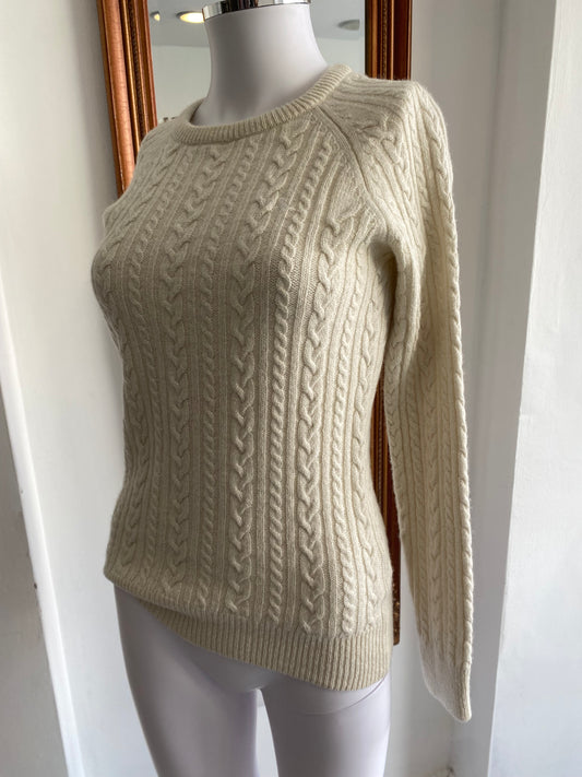 Jack Wills cream jumper size 8
