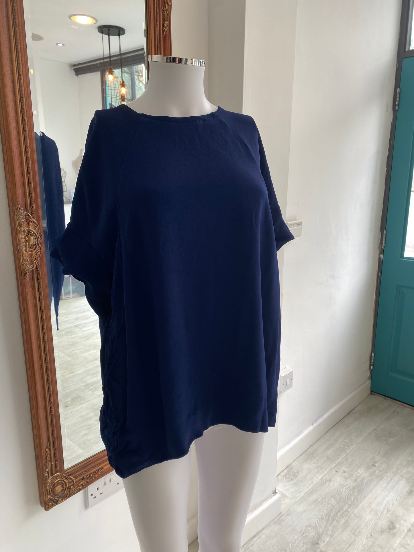 COS Blue Top Size 14-16