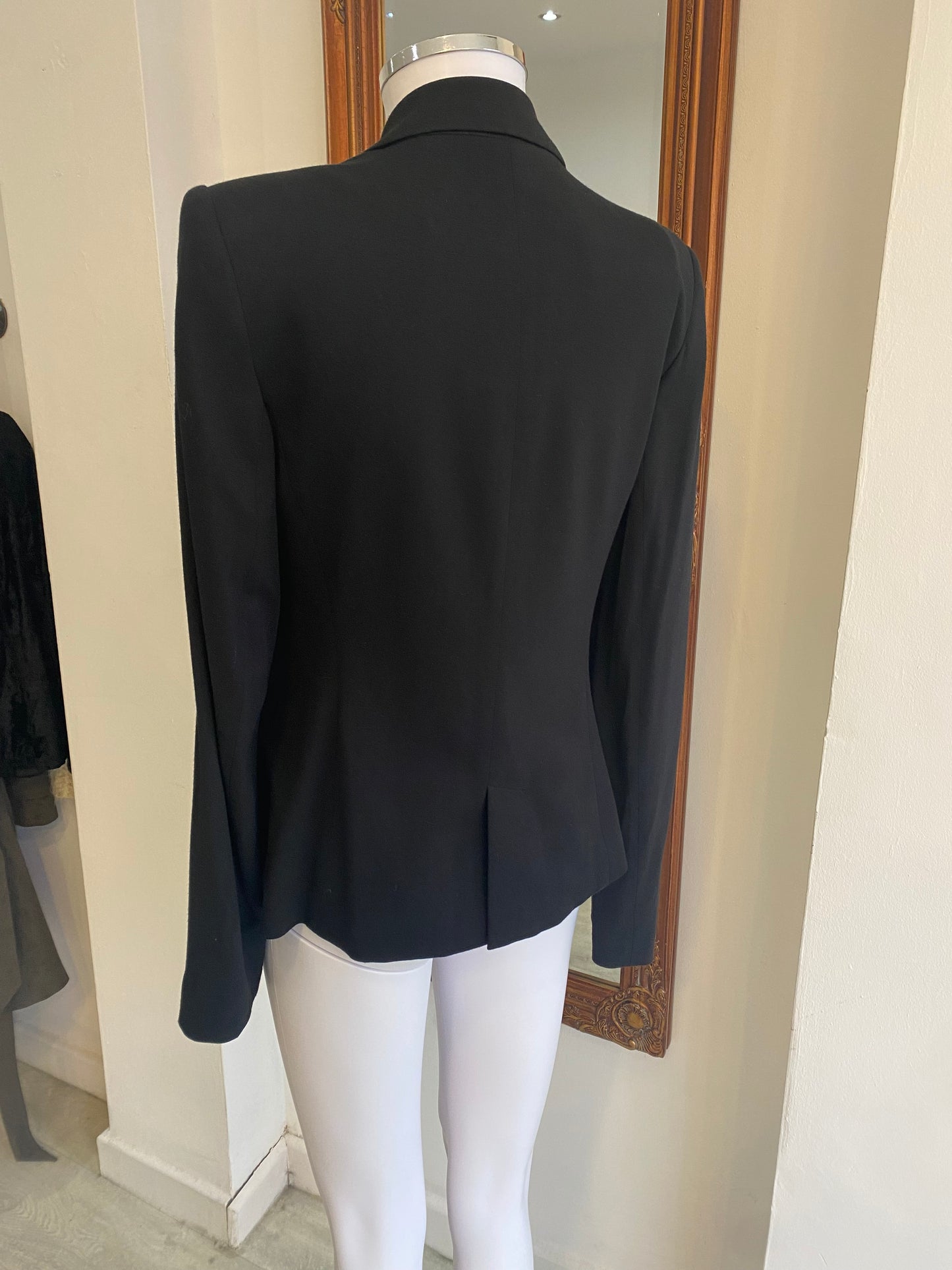 Mango Black Blazer Size Medium 10-12