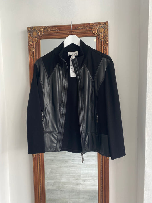 Joseph Ribkoff Biker Style Jacket Size 14-16