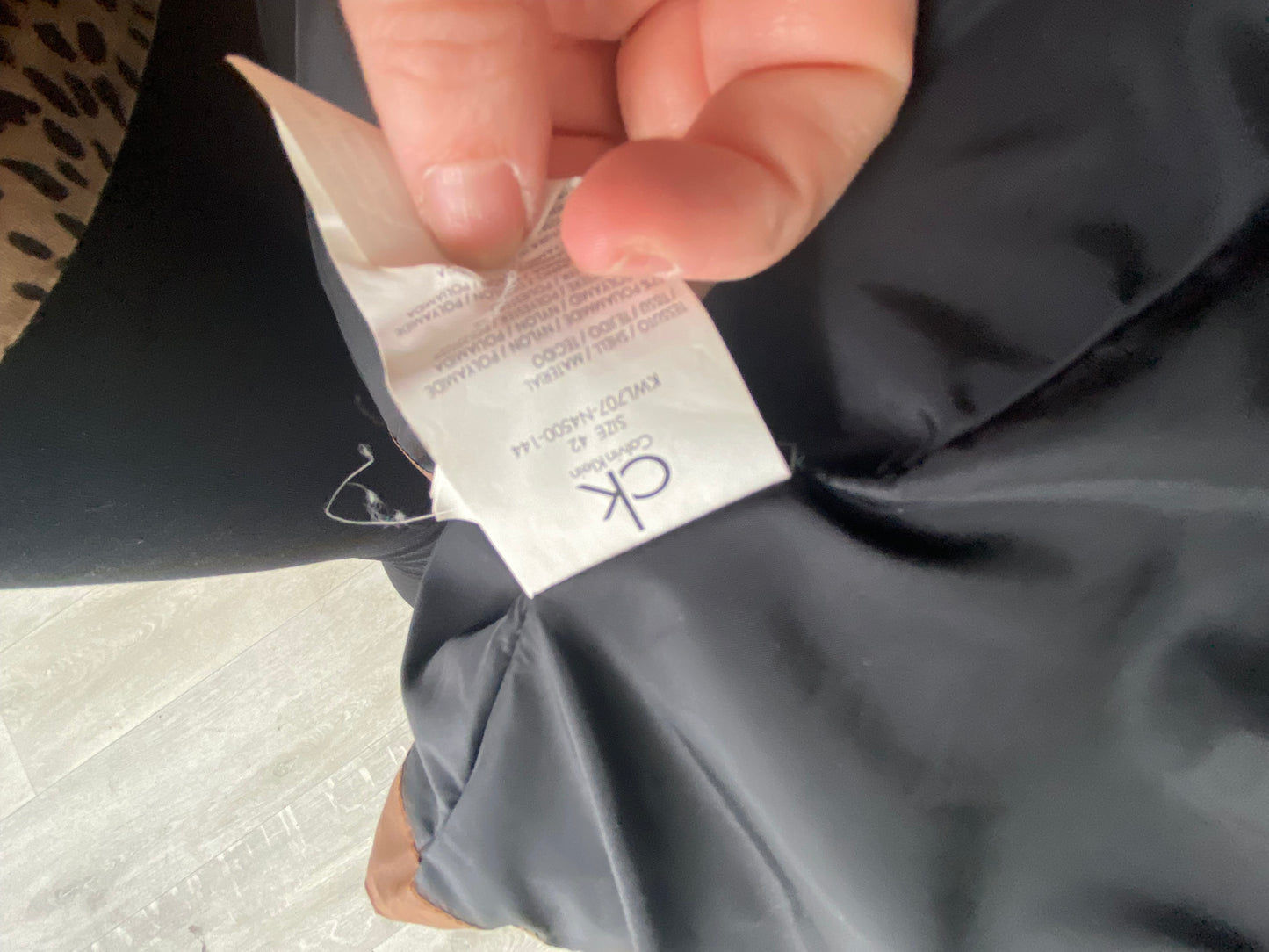 Calvin Klein Bronze Padded Coat Size 42 8