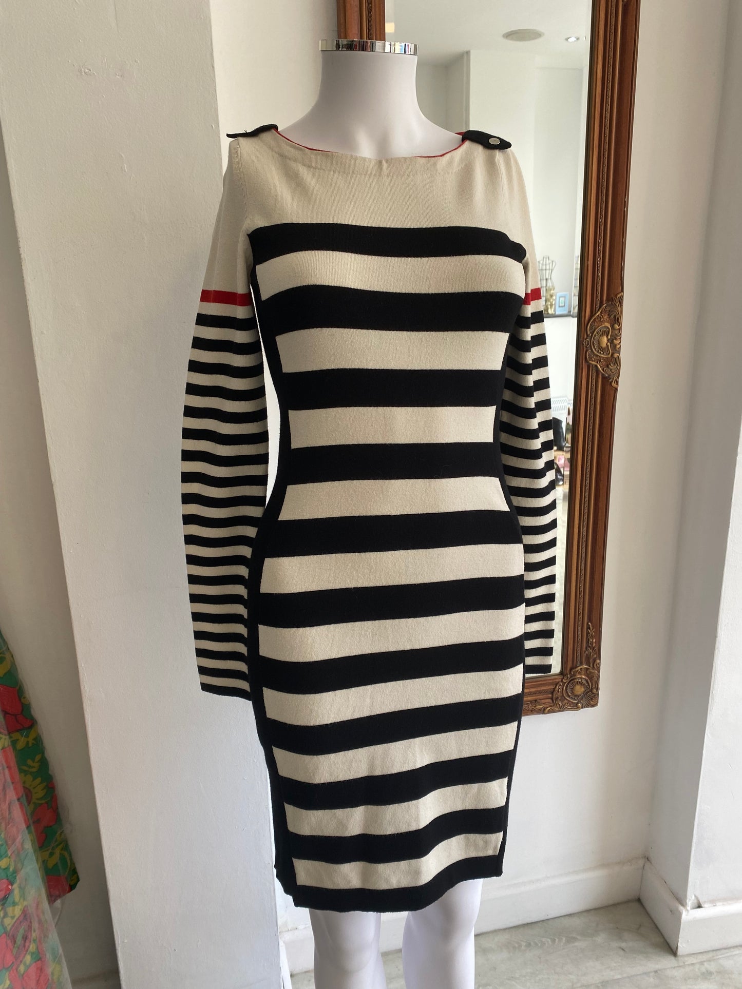 Karen Millen striped dress size 8-10