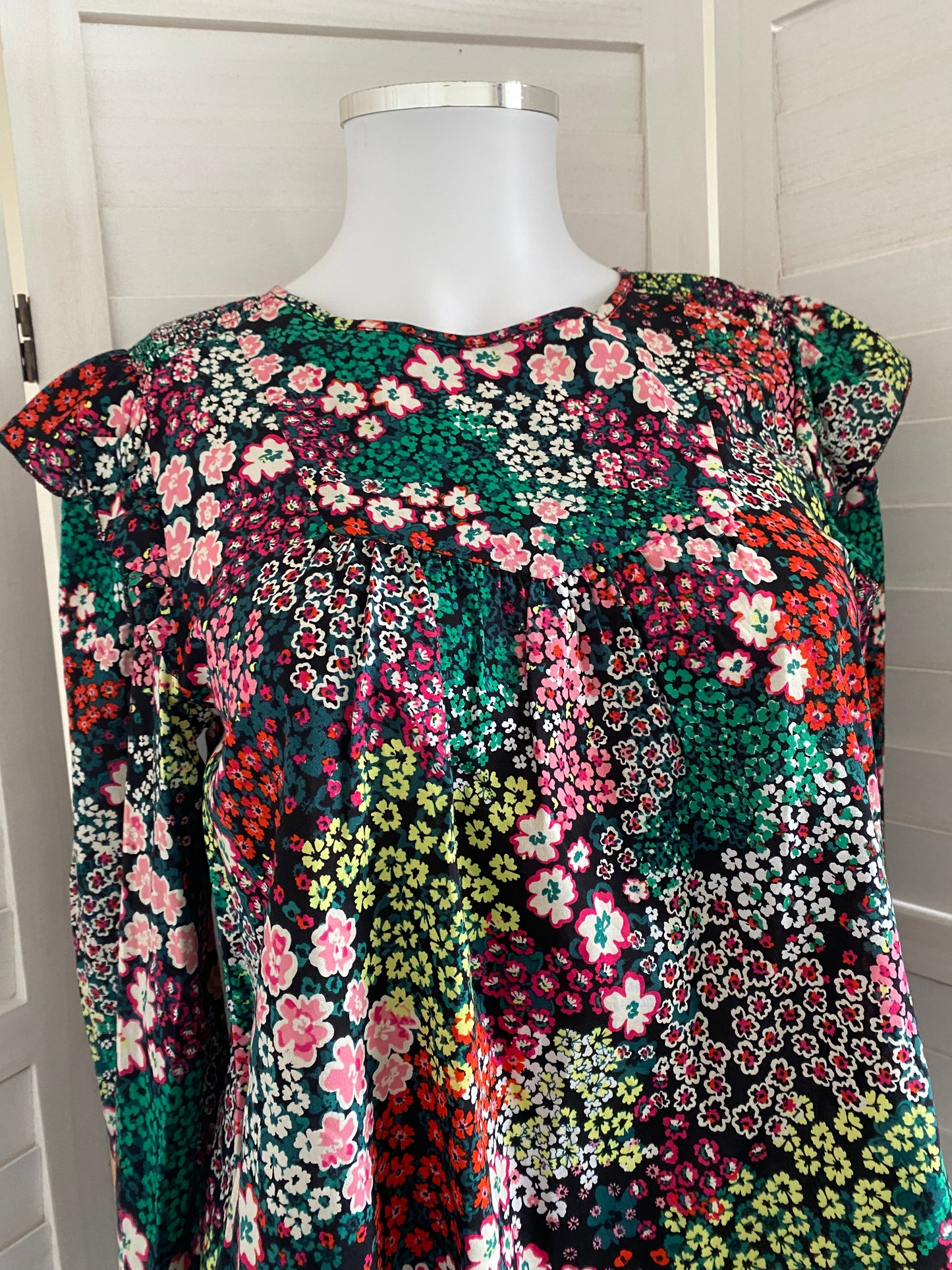 Oliver Bonas floral print top size 6-8