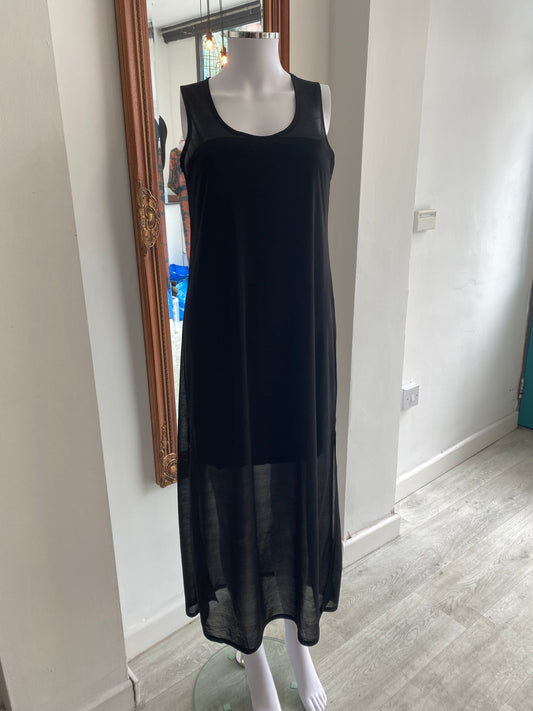French Connection Black Maxi Dress Size 8