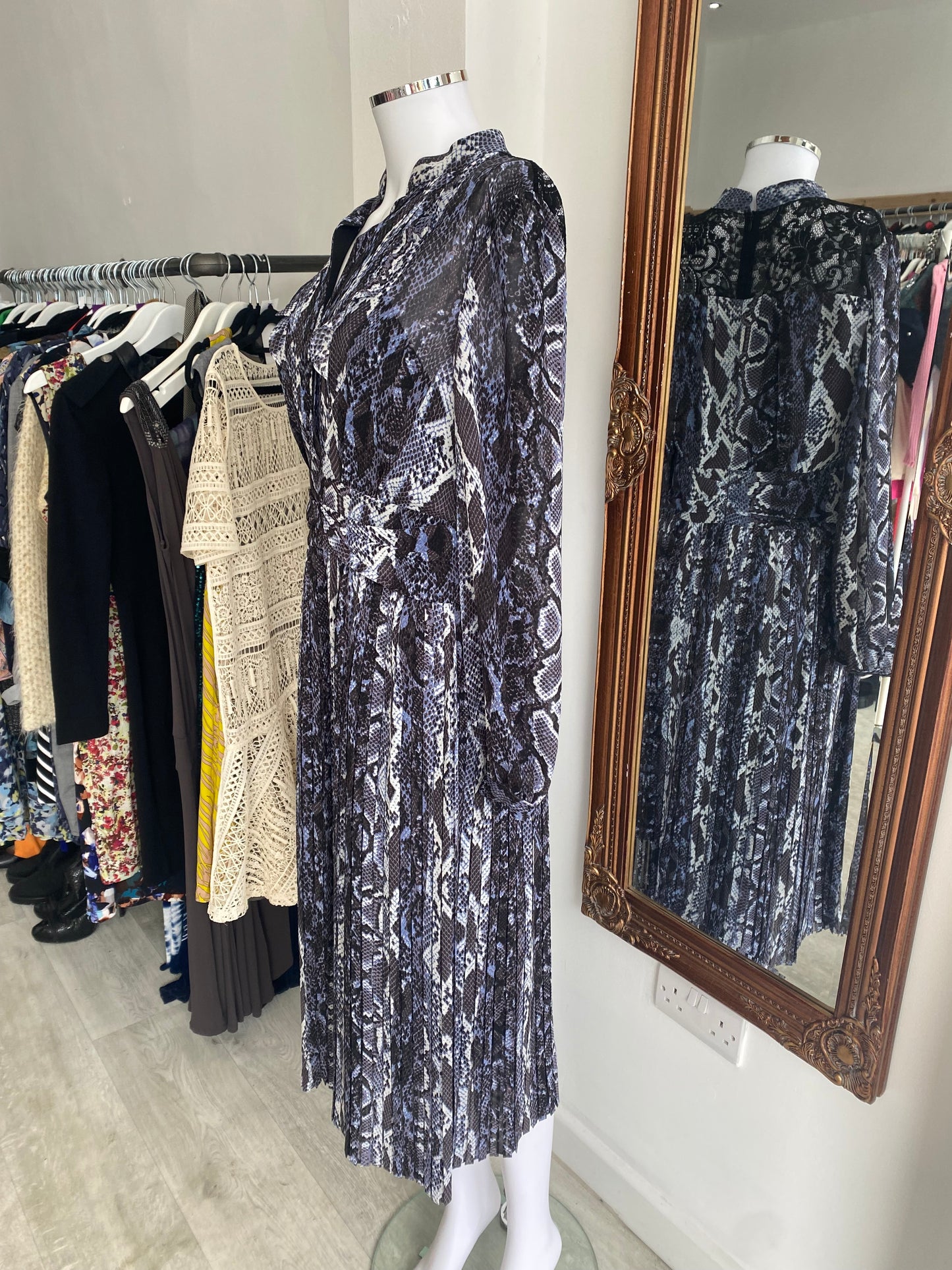 Karen Millen snake print dress size 12