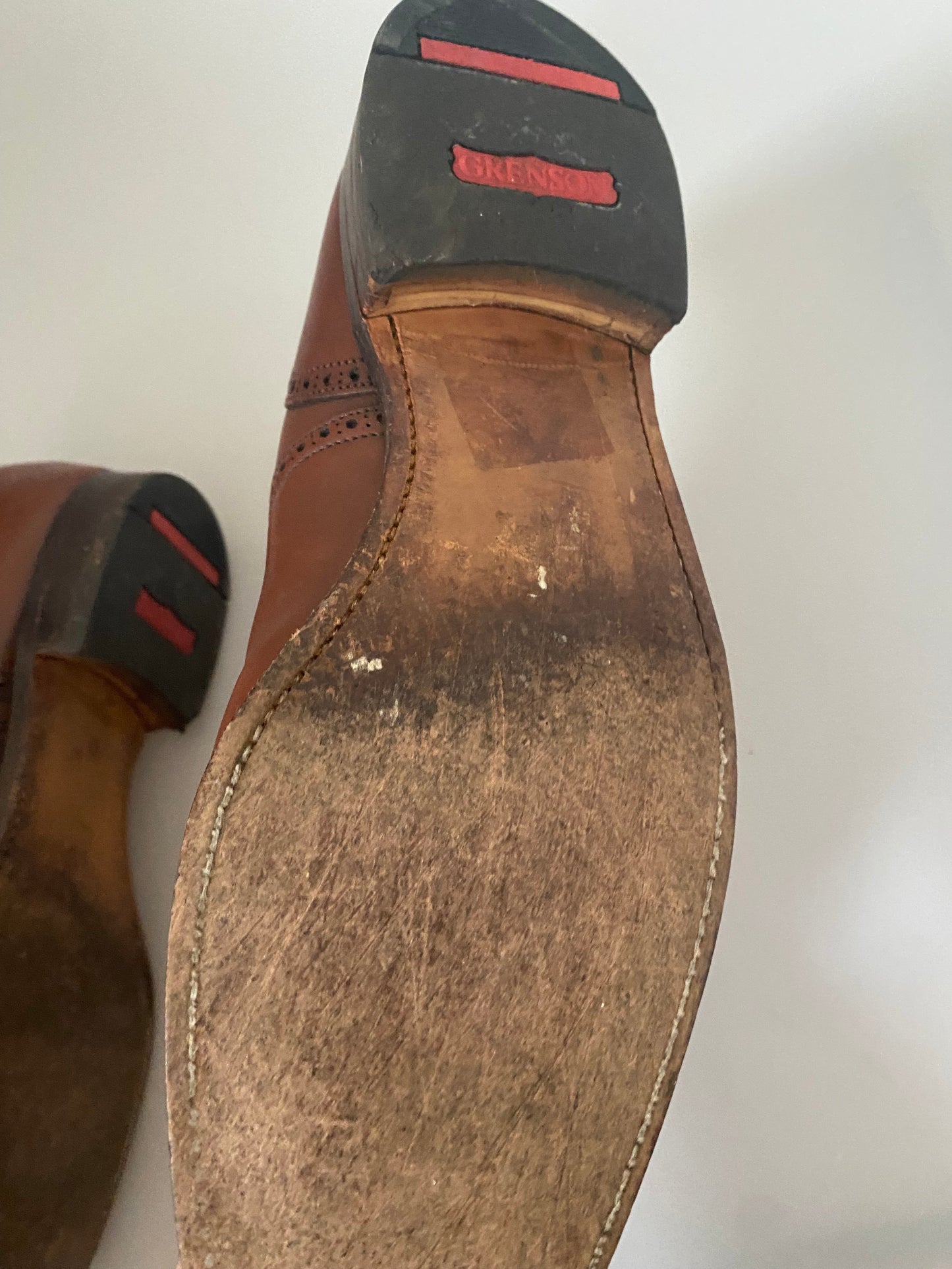 Grenson Brown Leather Brogues Size 10.5