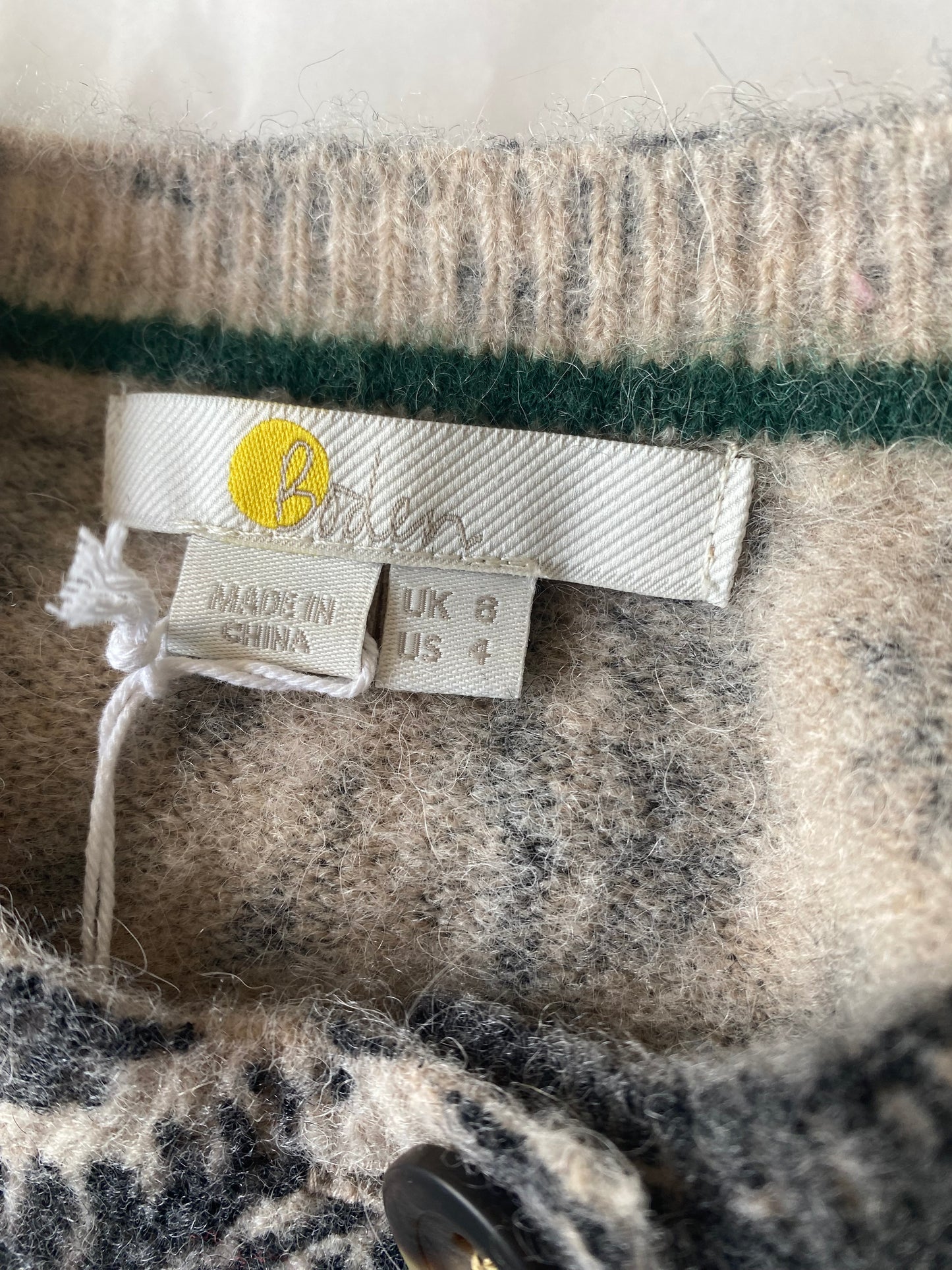 Boden Patterend Cardigan New With Tags