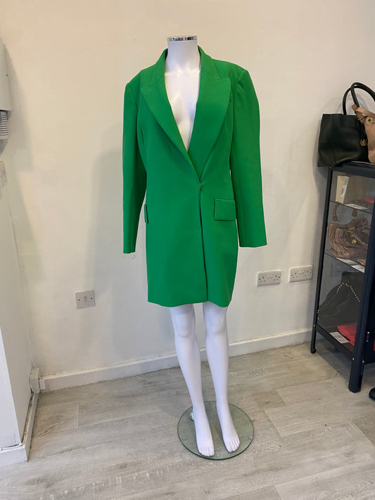 Zara Green Blazer Dress Size L 12
