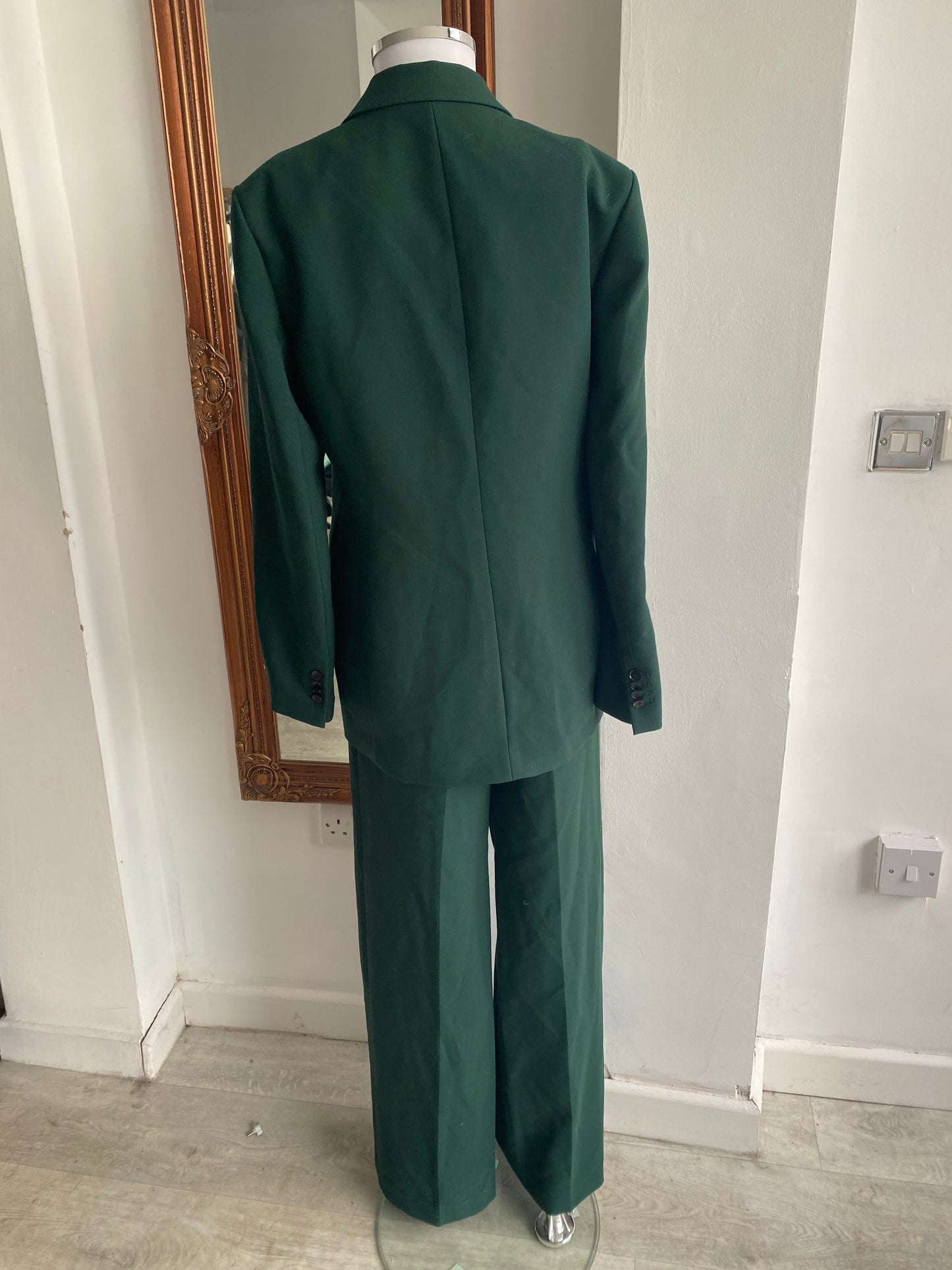Zara Green Trouser Suit Size 10