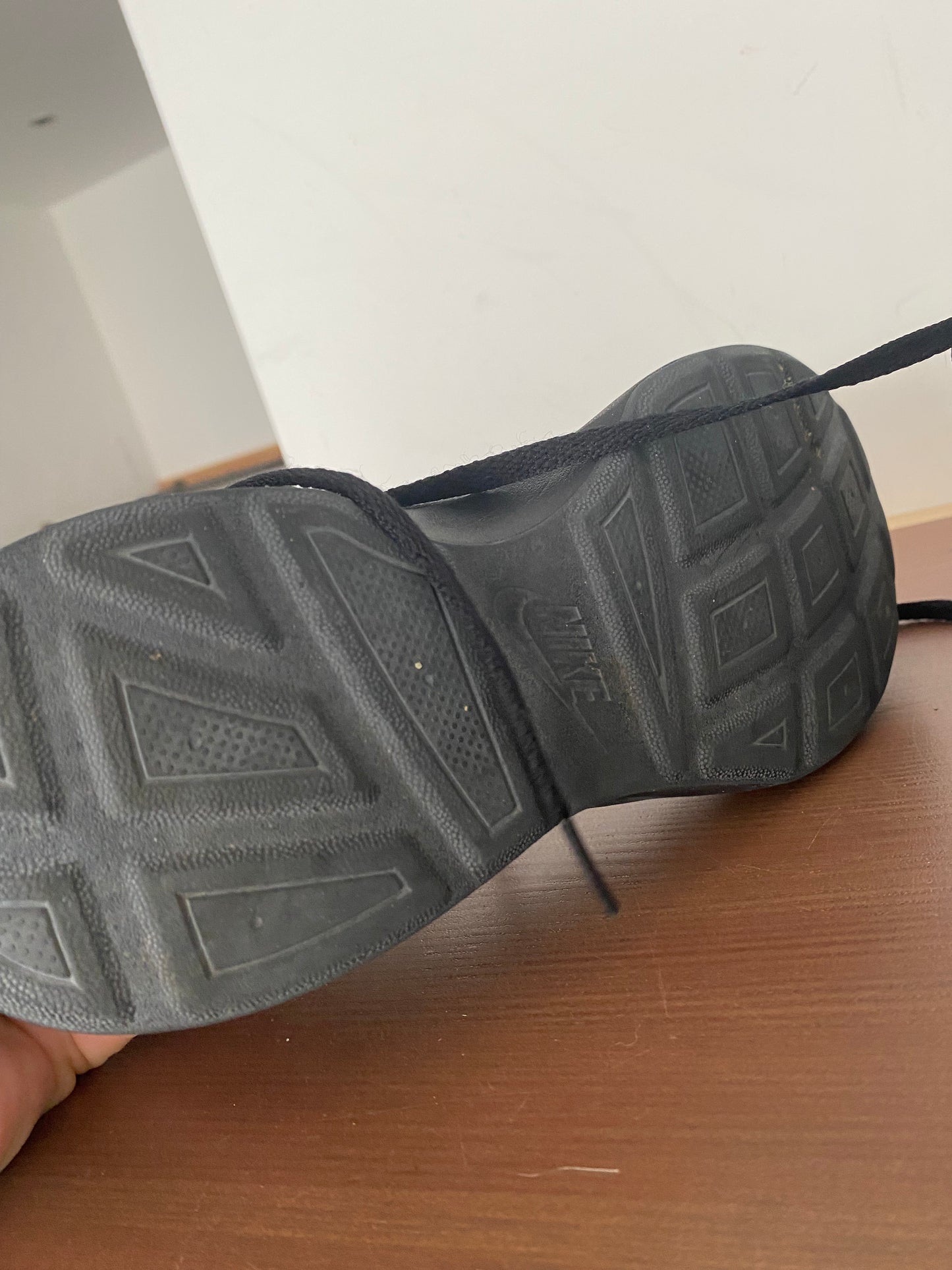 Nike black wear all day trainers size 3