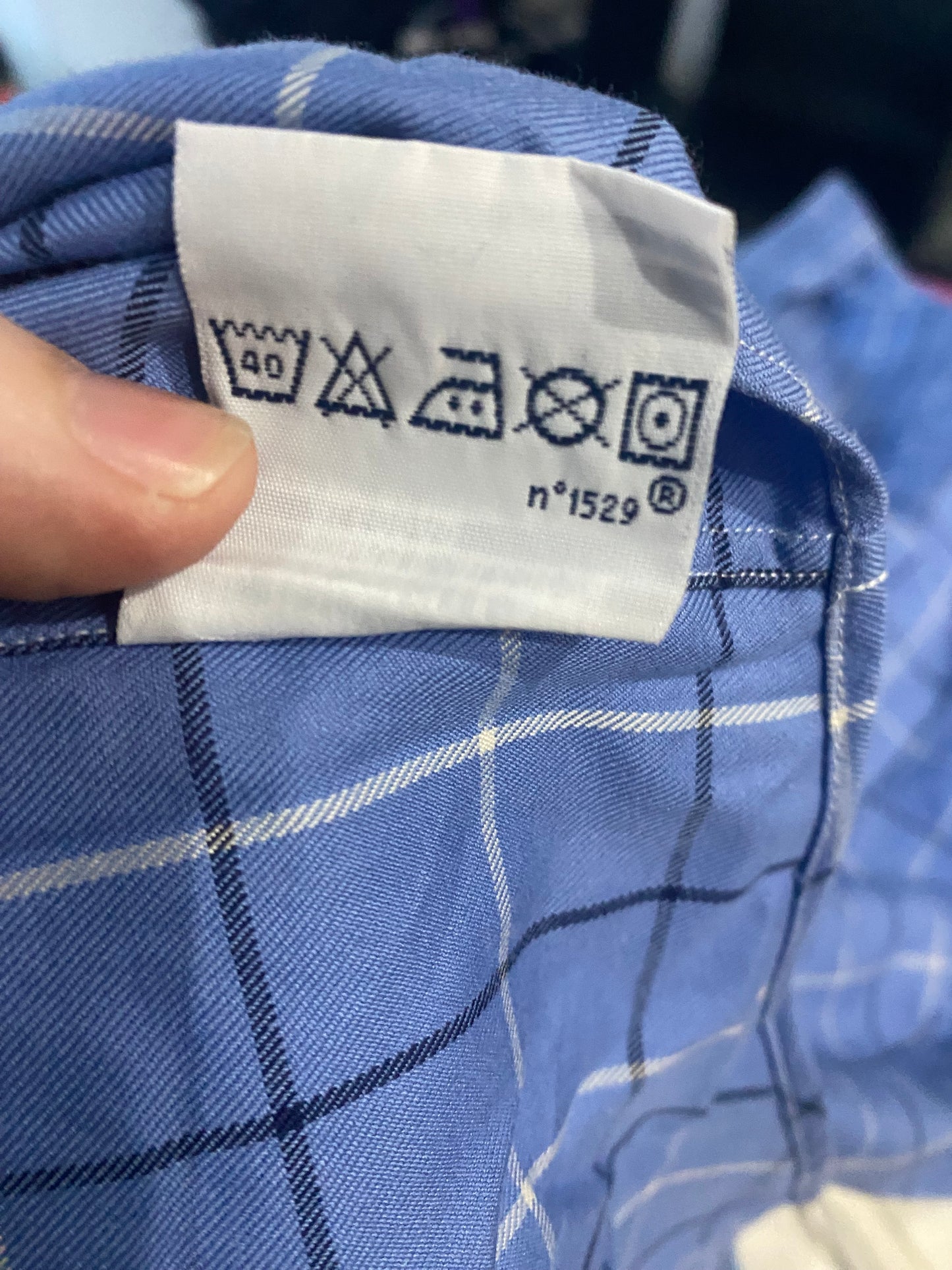 Polo Ralph Lauren Blue Checked Shirt Size XL