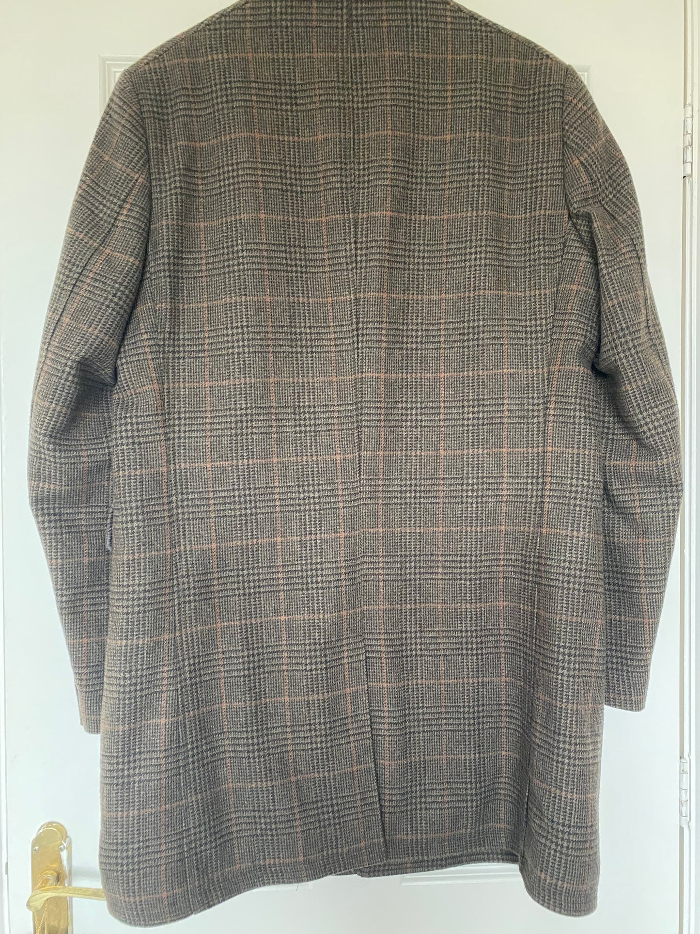 White Stuff Wool Blend Tweed Coat Size Large