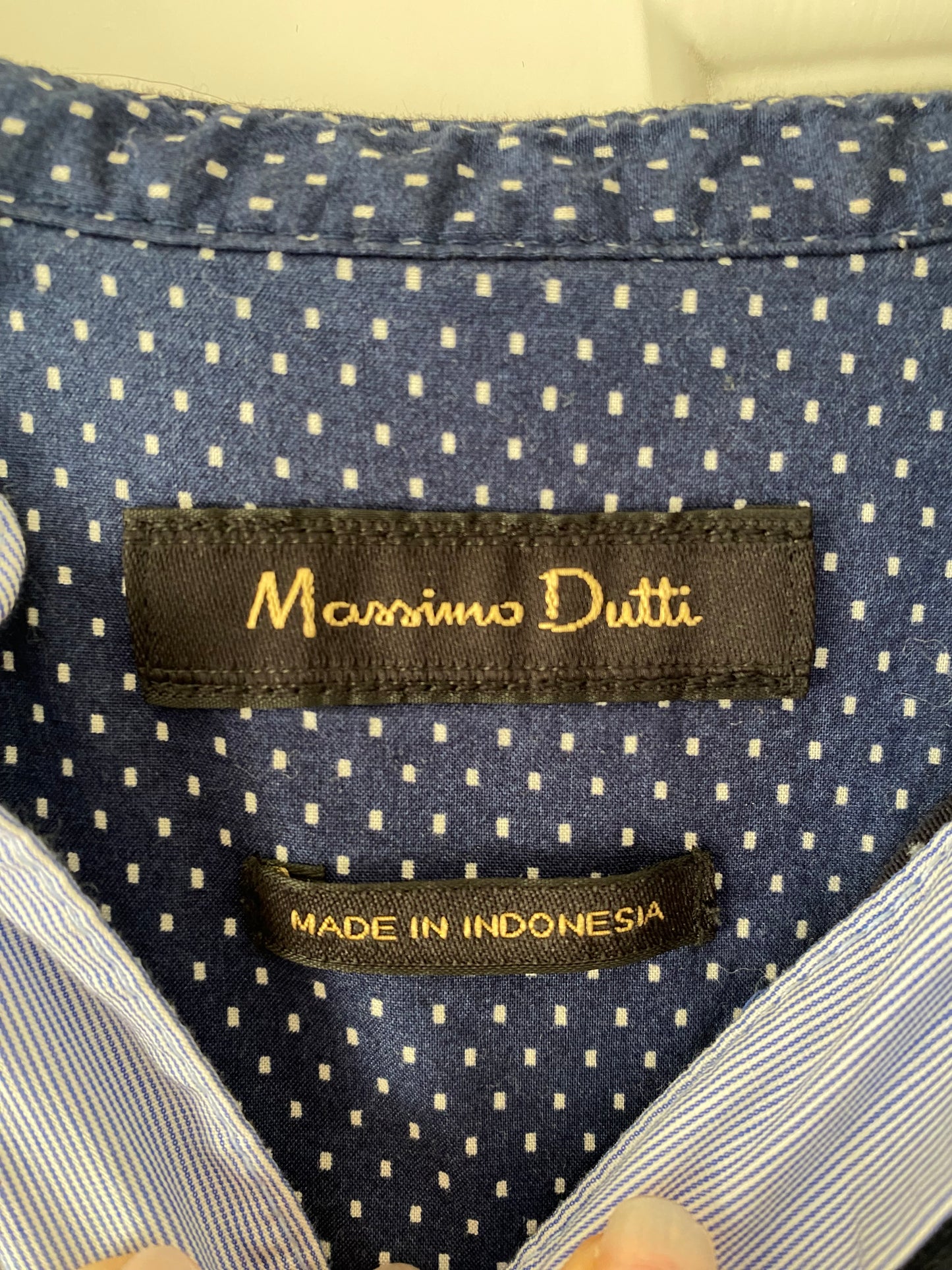 Massimo Dutti Navy Tshirt Size XL