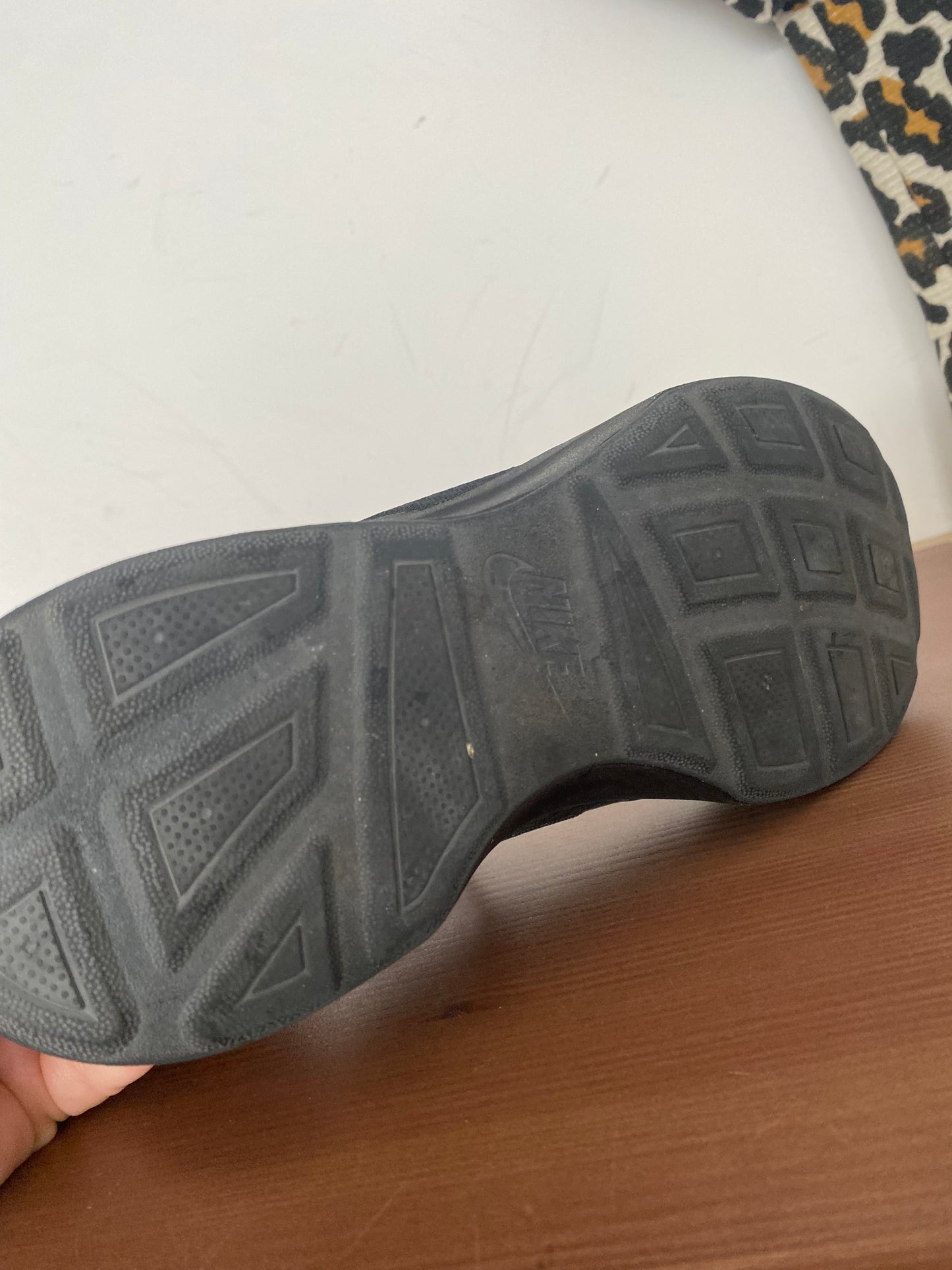 Nike black wear all day trainers size 3