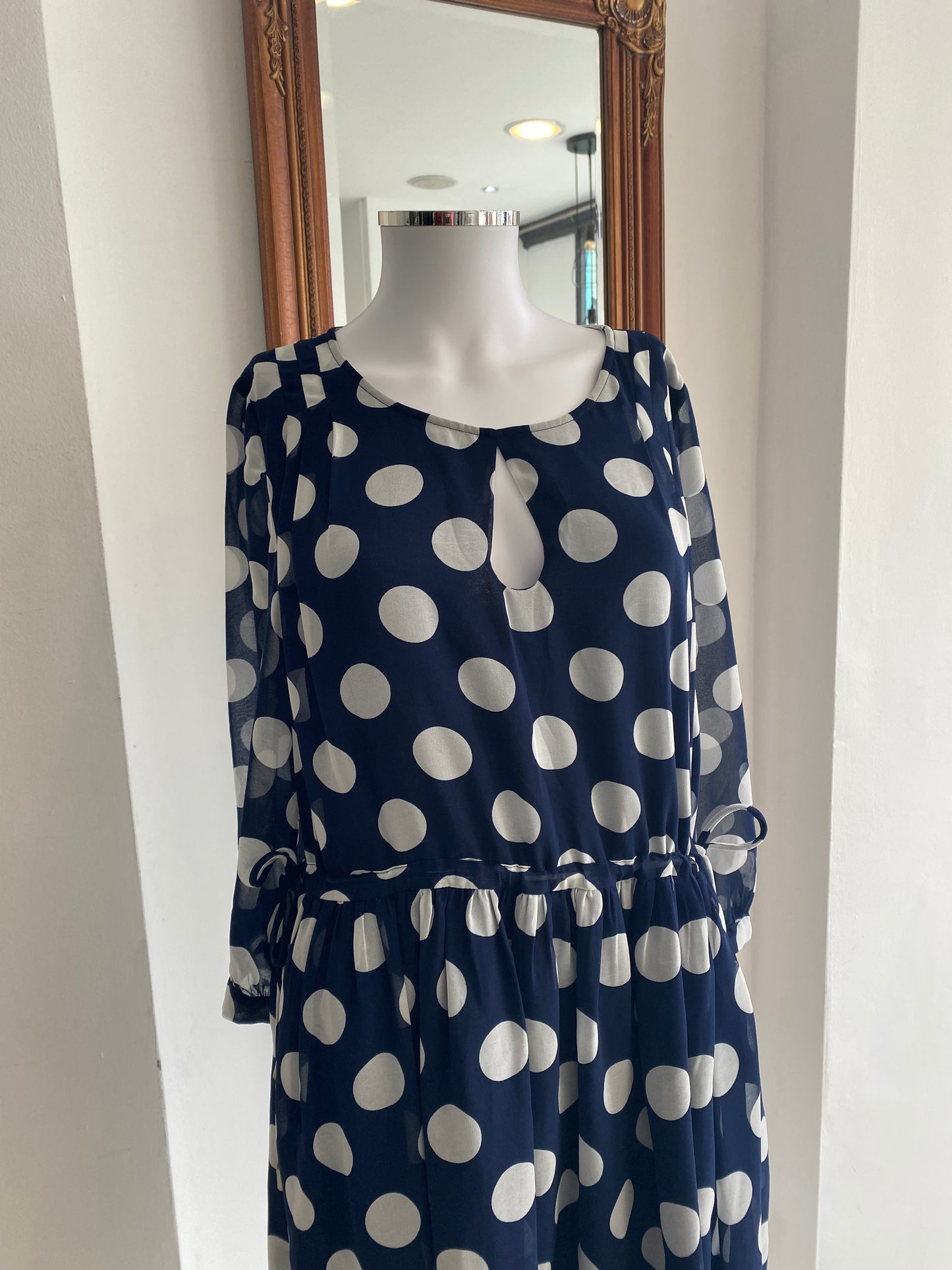 Whistles polka dot dress size 10-12
