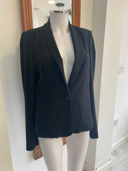 Mango Black Blazer Size Medium 10-12