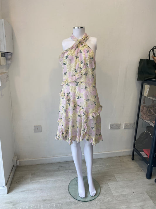 Ted Baker Floral Print Dress Size 12