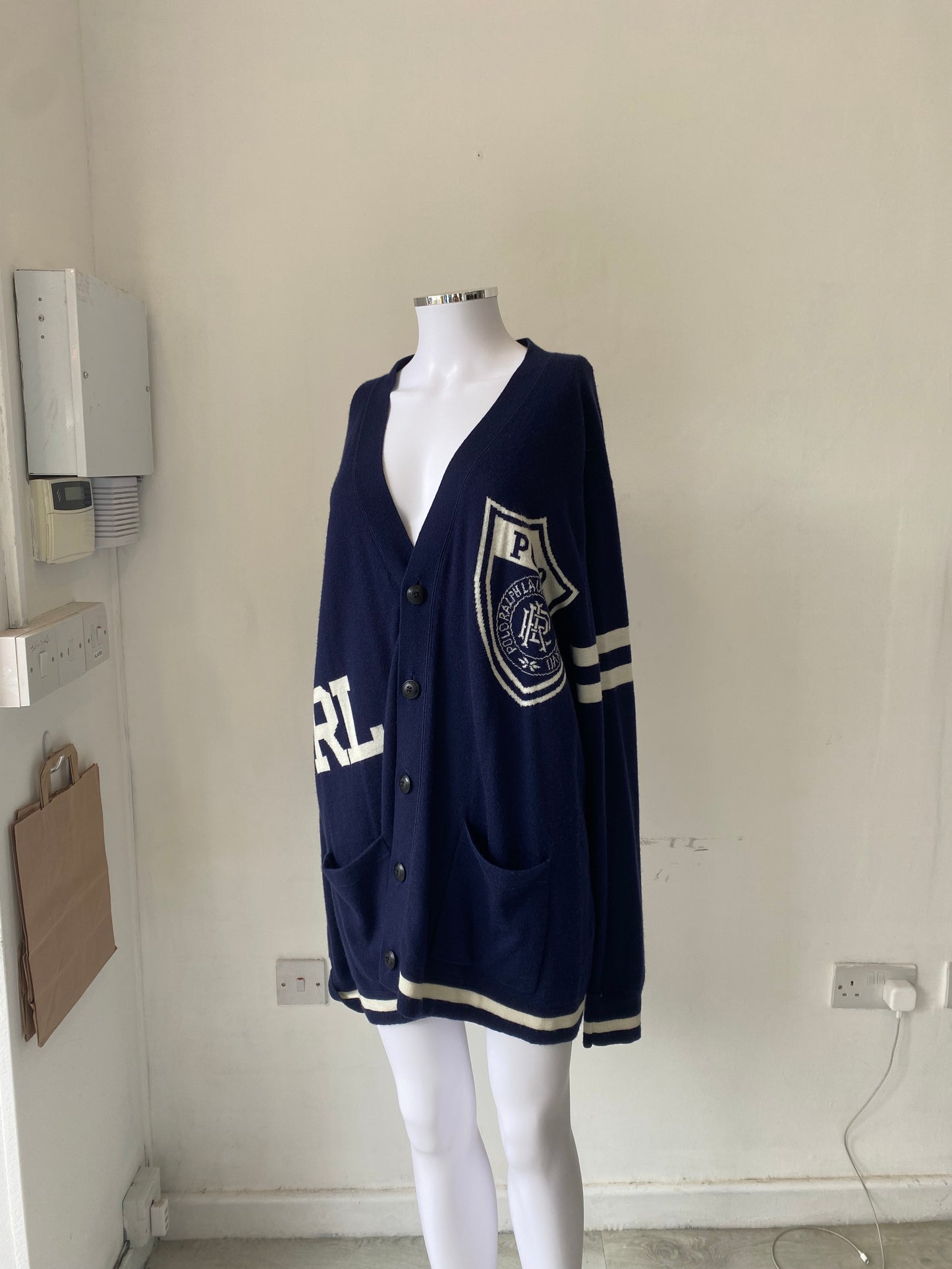 Polo Ralph Lauren Merino Wool Cardigan Size 16-18
