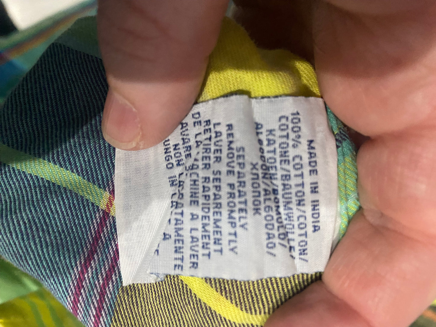 Polo Ralph Lauren Green Checked Shirt Size XL