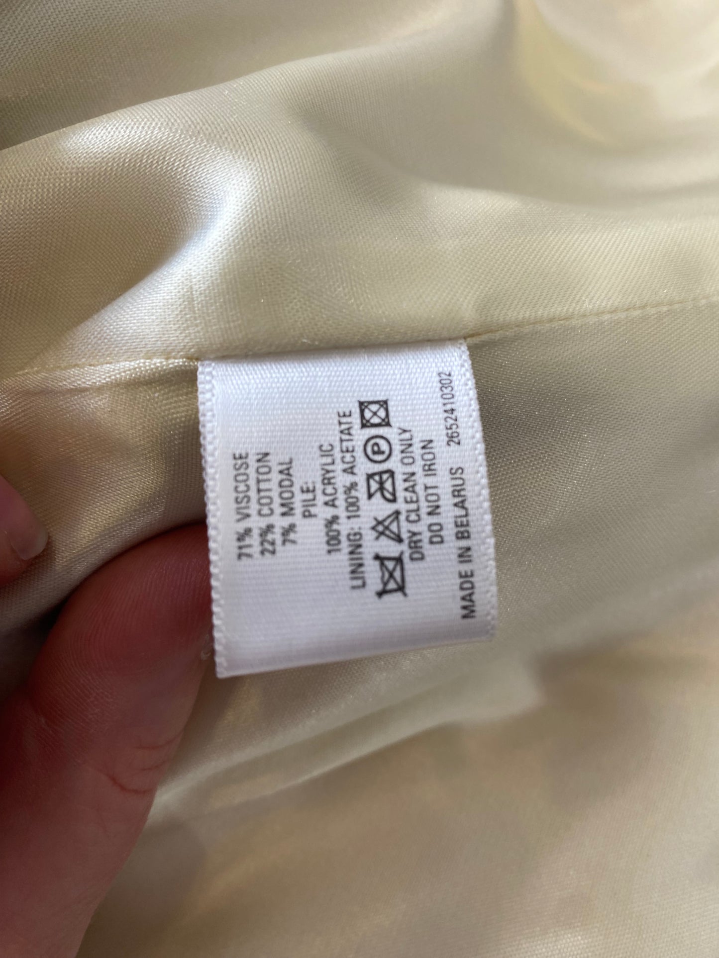 Coast faux fur coat size 10