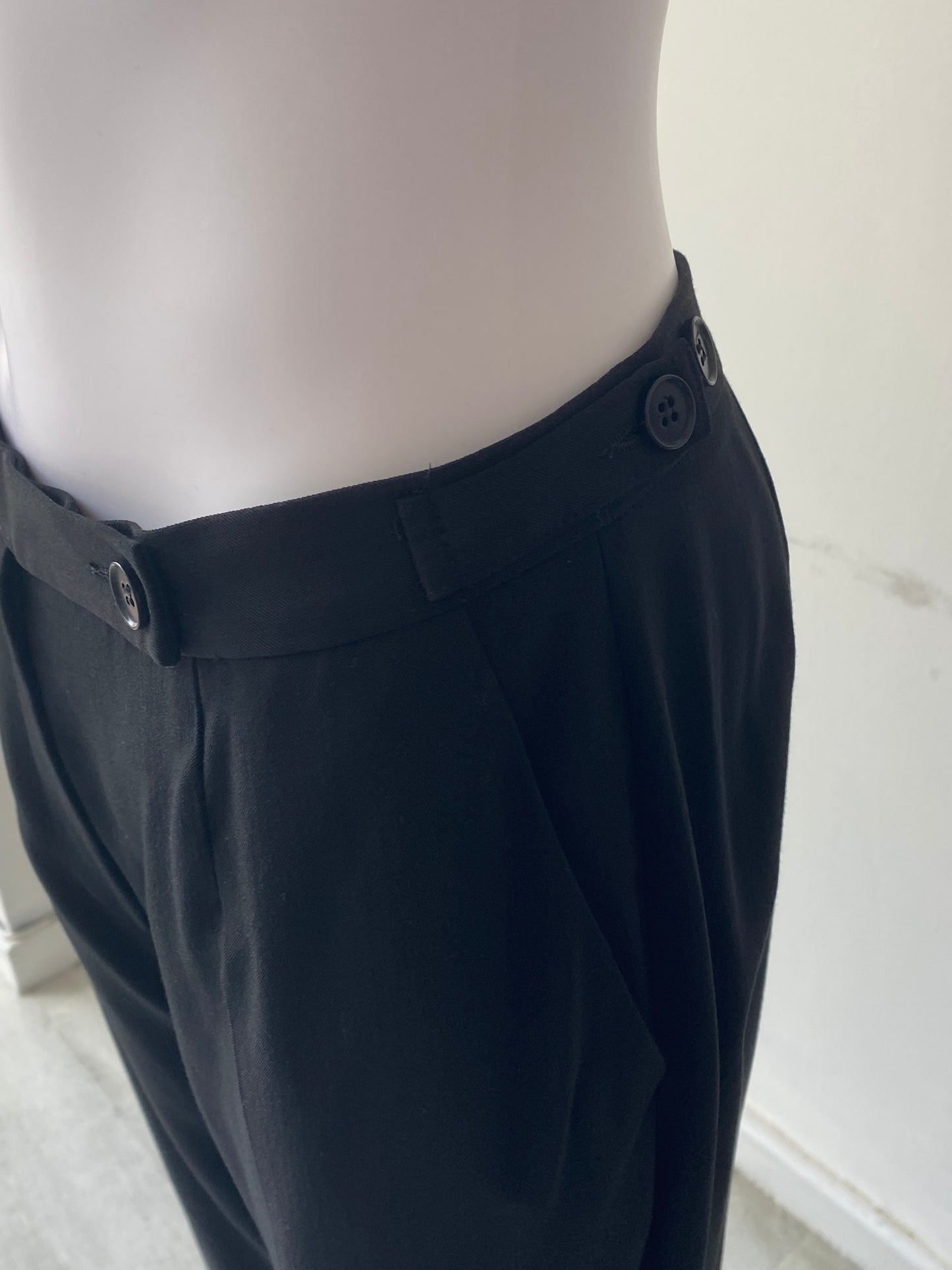 Emporio Armani Black Trouser Suit Size 10