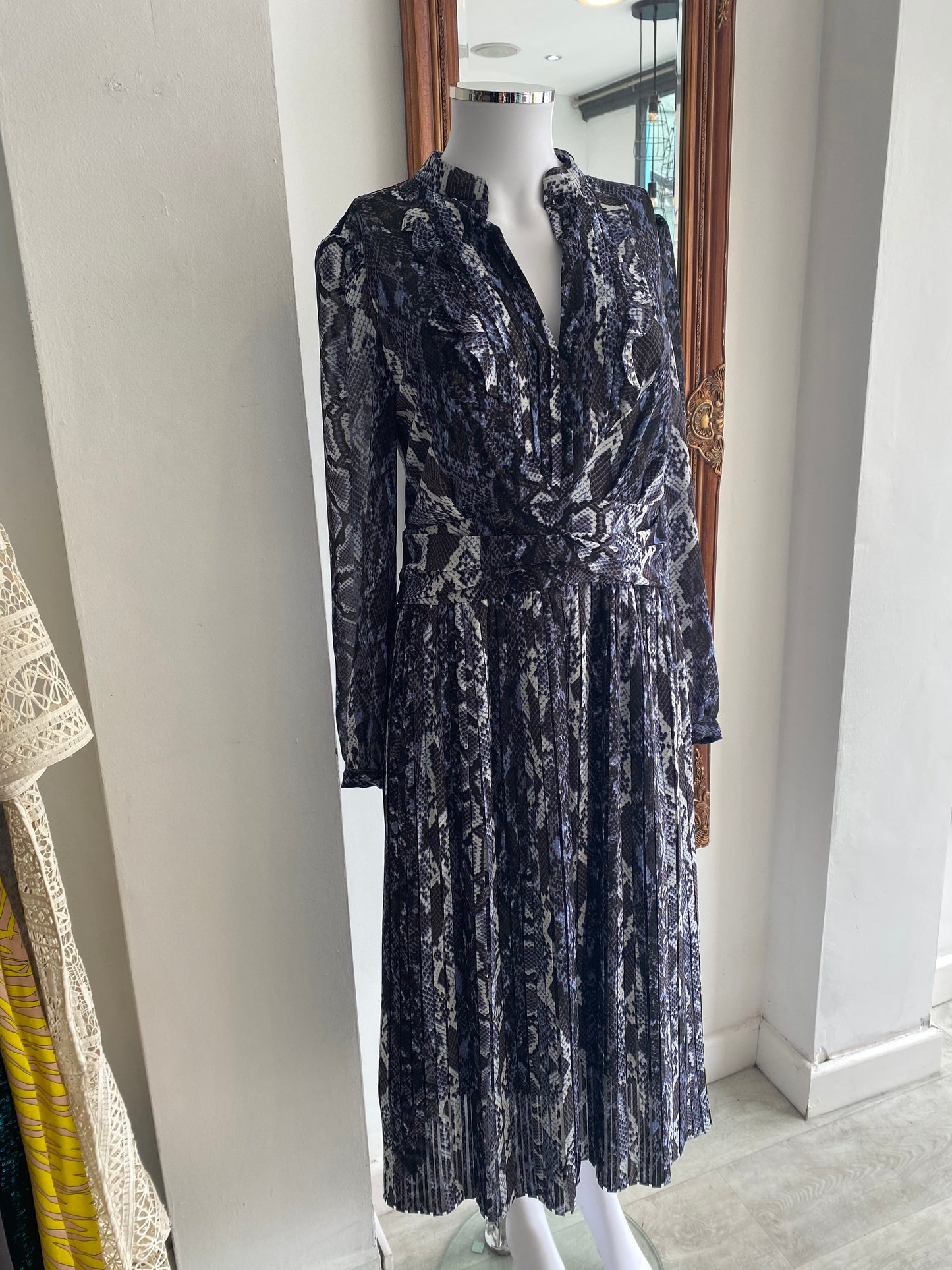 Karen Millen snake print dress size 12