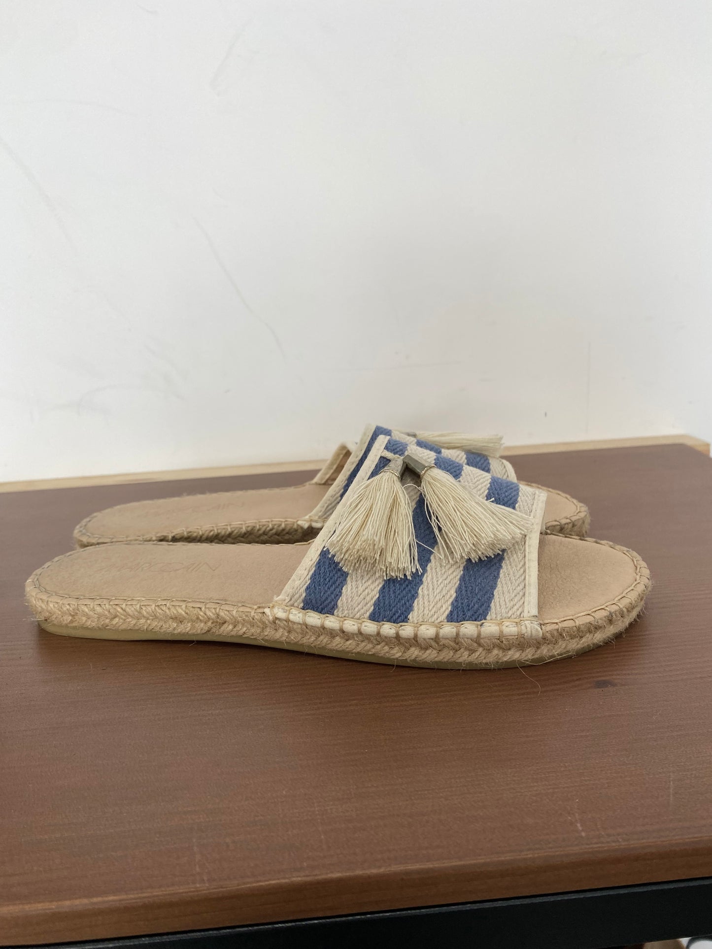 Marc Cain Striped Fabric Sliders Size 6