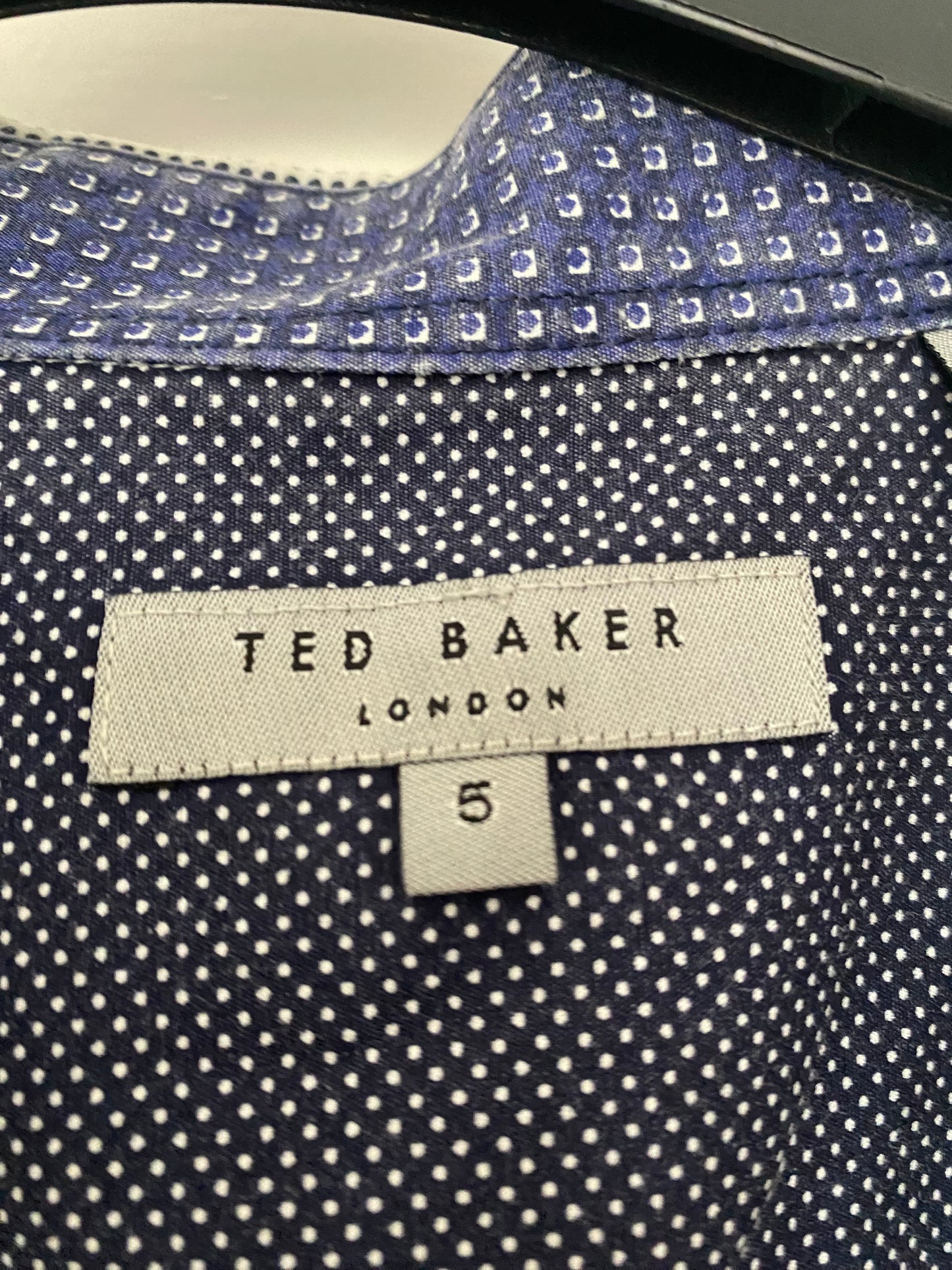 Ted Baker Spot Print Shirt Size XXL