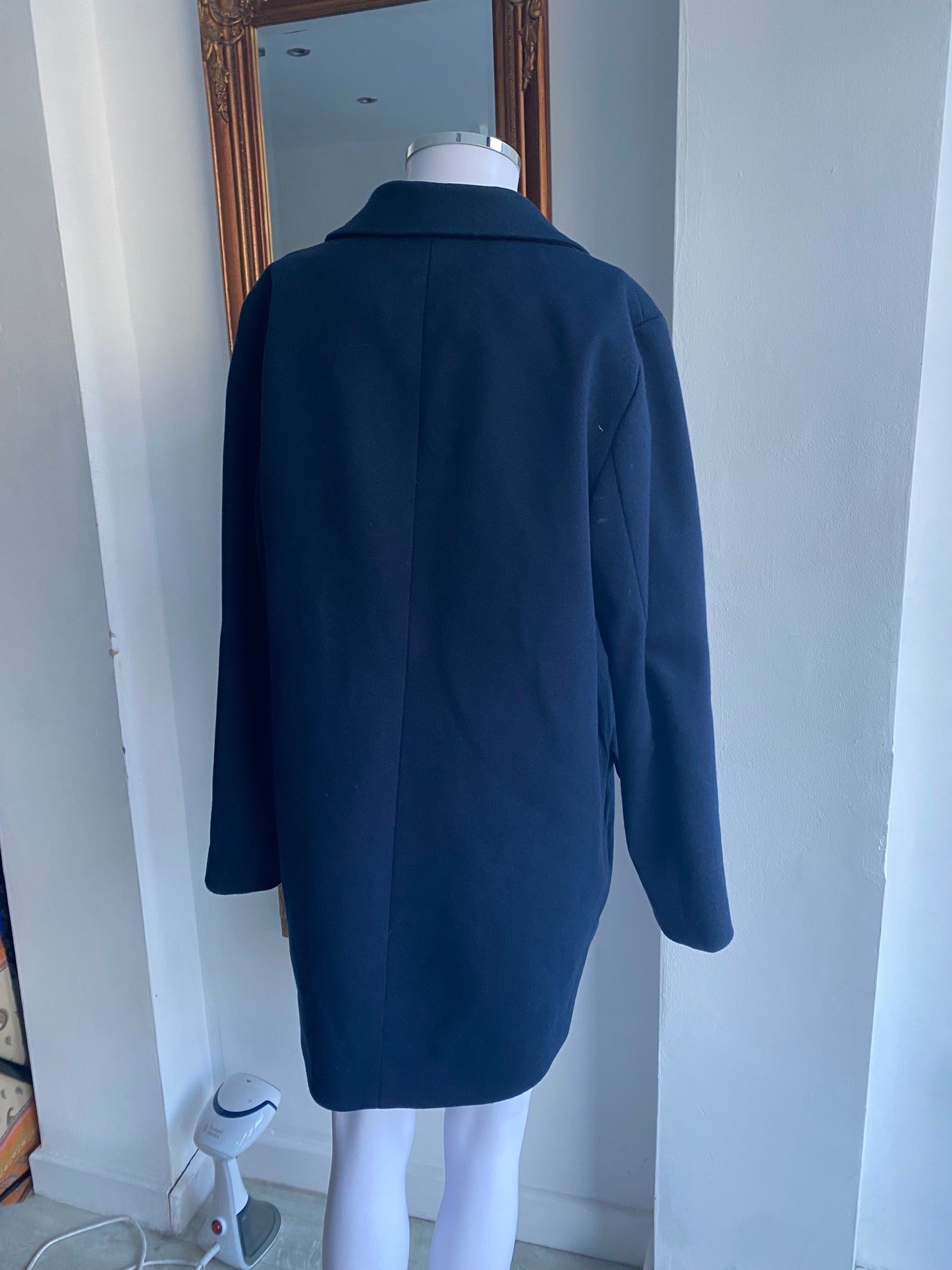 Zara Navy Coat Size 10-12