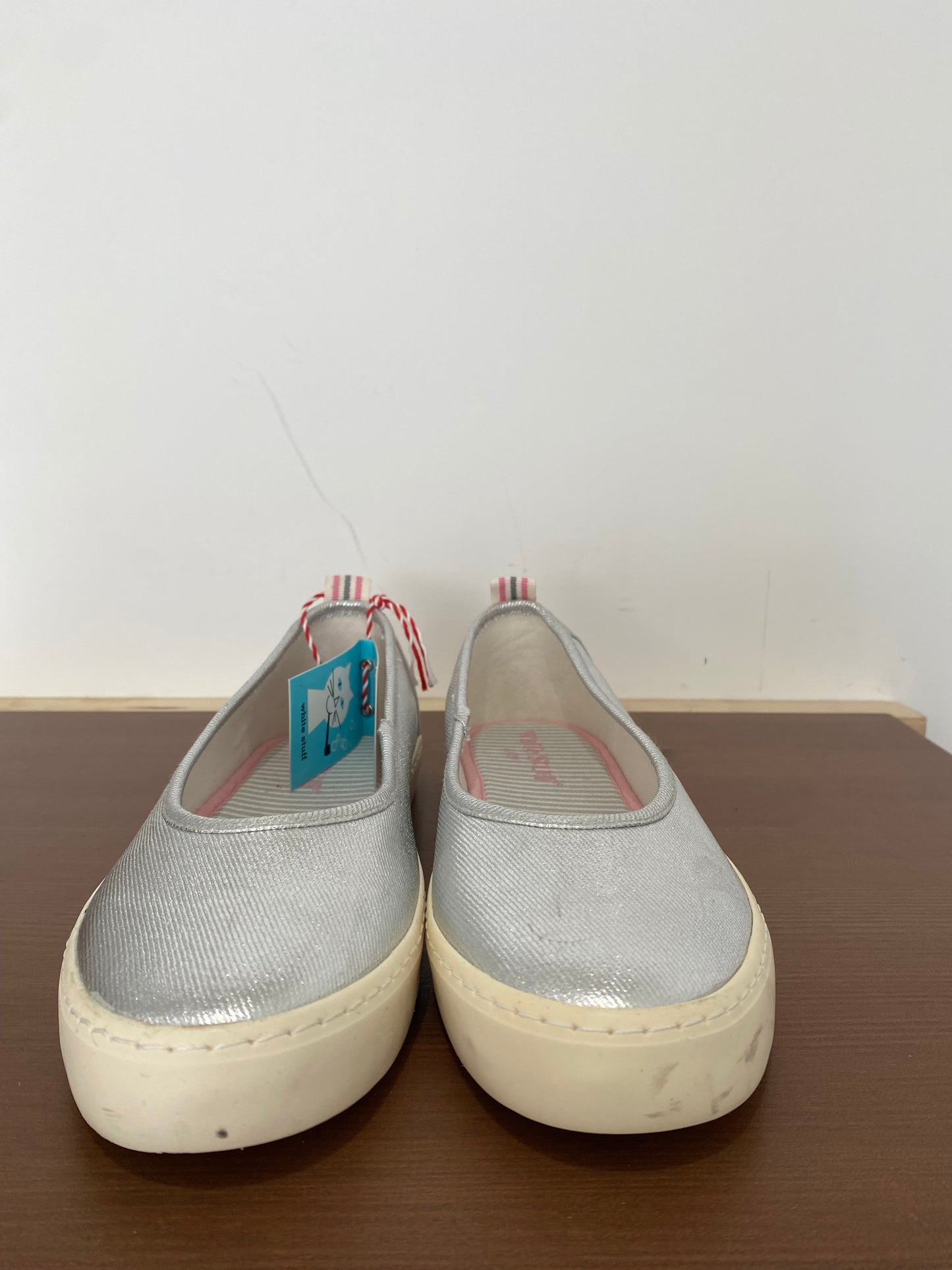 White Stuff Silver Pumps Size 6